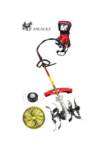 Ablacks C-52  Profesyonel Sırt Tırpan + Çift Çapa Aparatı + 8 Li Bahçivan Seti