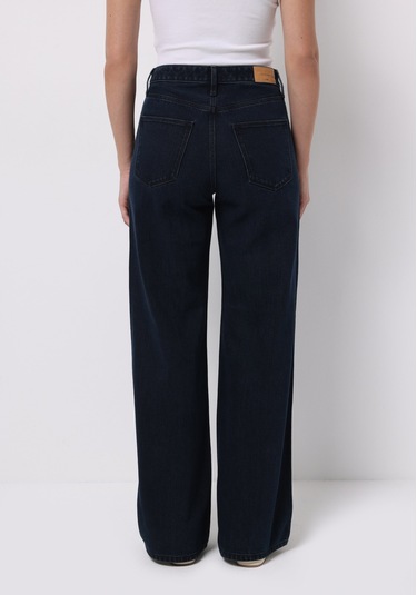 Colins Regular Fit Yüksek Bel Geniş Paça Kadın Koyu İndigo Jean Pantolon Cl1076564 Q1.v1 Dn01858 Denim Colins Regular Fit Yüksek Bel Geniş Paça Kadın Koyu İndigo Jean Pantolon Cl1076564 Q1.v1 Dn01858 Denim