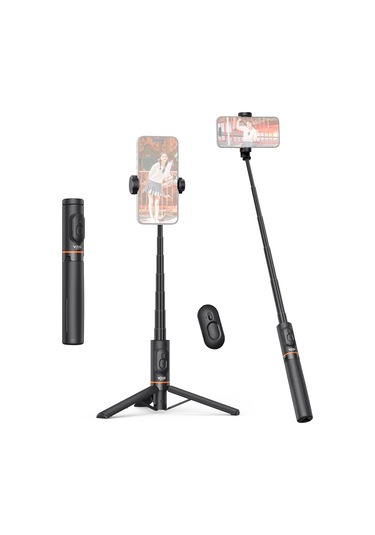 Springsun Vrıg Tp-17 Telefon İçin Genişletilebilir Selfie Çubuğu Tripod Maksimum. Uzaktan Deklanşörlü Telefon Tripod Vlog Selfie