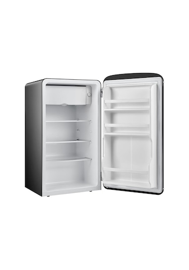 Dijitsu DB120RBL Retro 93 L Tek Kapılı Mini Buzdolabı Siyah