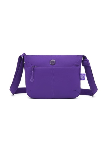 Smart Bags Mikro Poly Kumaş Postacı Kadın Çantası 3340 Mor