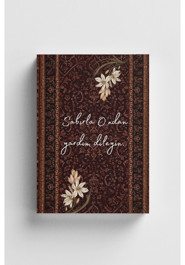 Sabırla O Ndan Yardım Dileyin İslami Defter Ayet-hadisli Çok Renkli