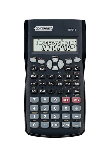 Bigpoint BP518 FX Fonksiyonlu 12 Hane Hesap Makinesi
