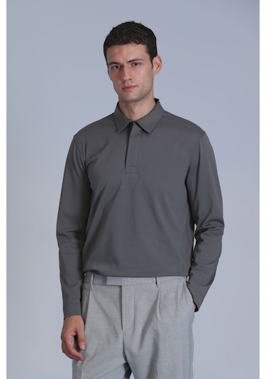 Lufian Evan Erkek Uzun Kol Tişört Nefti Yeşil Nefti Yeşil 112040034100640 Nefti Yeşil