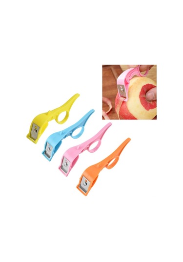 Cbtx Mutfak Meyve Soyucu Paslanmaz Çelik Soyma Bıçağı Rastgele Renk Teslimatı