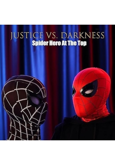 Hareketli Gözlü Örümcek Maskesi, Göz Büyüklüğünde Çene Kontrolü Olan Tam Yüz Maskesi, Çocuklar/yetişkinler İçin Kahraman Cosplay Maskesi