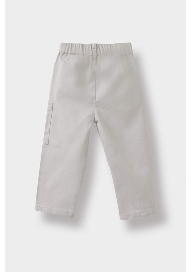 Defacto Erkek Bebek Esnek Bantlı Paça Gabardin Pantolon F5129a525augr470 Gri
