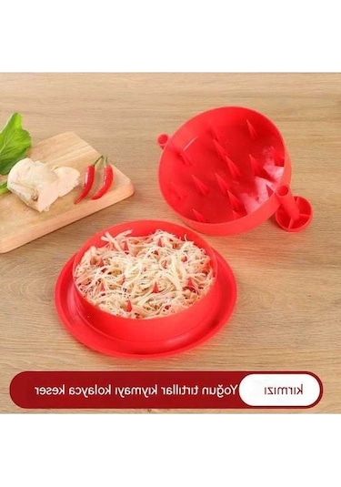 Dancemonkey Çok Fonksiyonlu Gözyaşı Tavuk Göğsü Parçalayıcı Tavuk Ayırıcı - Kırmızı Diğer