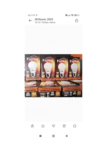 12W FUJİKA LED AMPÜL 10ADET