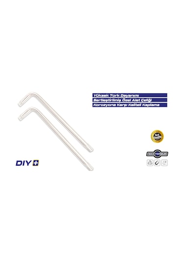 Fixio FX5008 8 Parça Uzun Torx Allen Takımı Seti