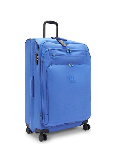 Kıplıng New Youri Spin L Büyük Boy Tekerlekli Valiz Mavi Havana Blue