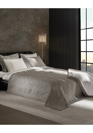 Madame Coco Charente 8 Parça Çeyiz Seti - Gri Gri