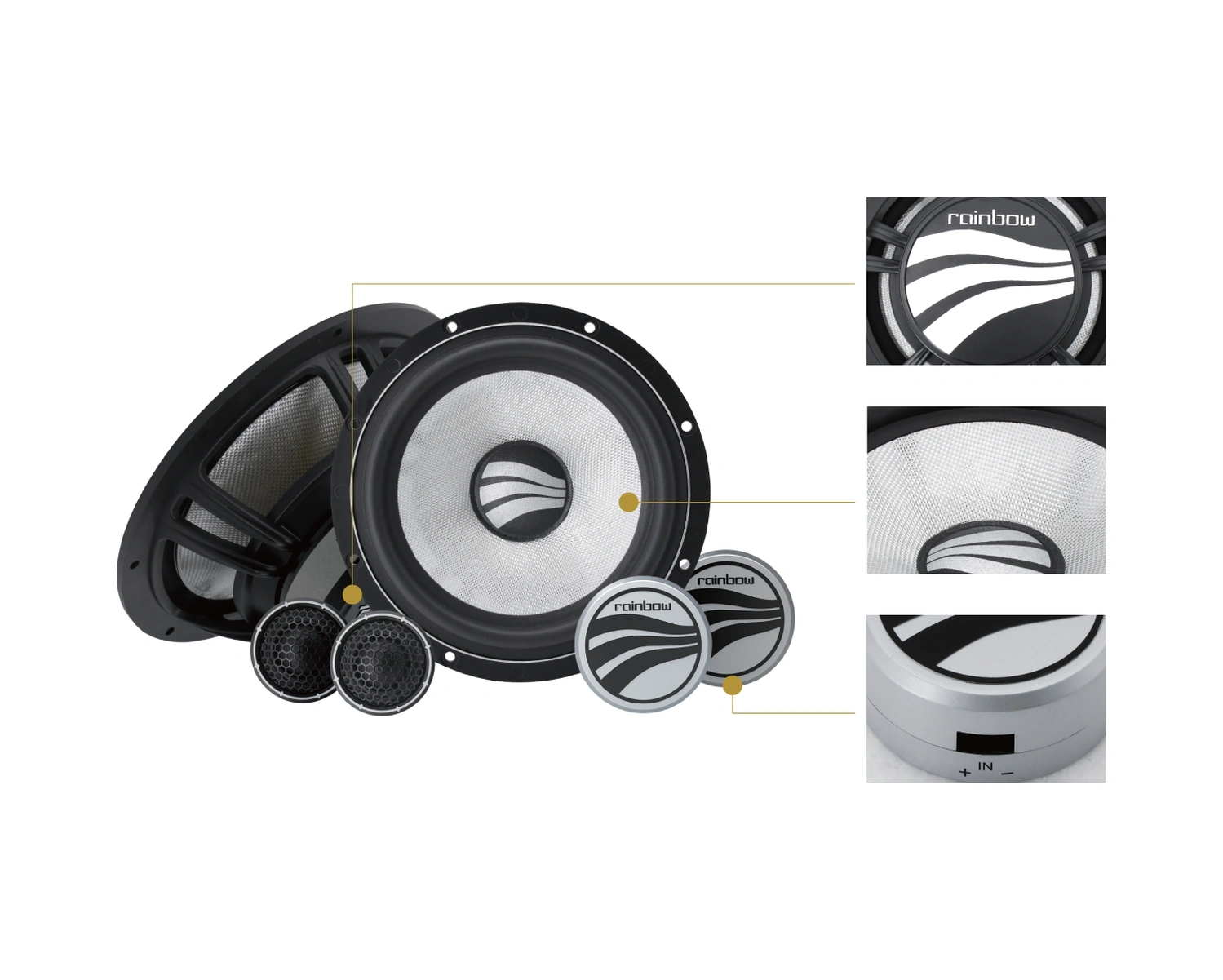 Rainbow Sl-c260 16cm Komponent Mid Takımı 150 Watt