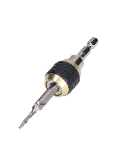 Fosenze 6 Adet Hss Kompozit Tap Ve Hızlı Değişim Chuck, Elektrik Matkapı İçin Delme Ve Diş Kesme Birleşik Aracı M3-m10