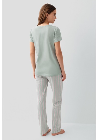 Pierre Cardin Kadın Yeşil Pijama Takım Pc9173-s-v1 Yeşil