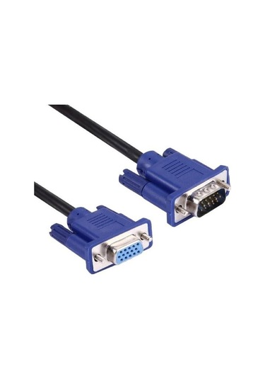 1.5m Vga To Vga Monitör Ekran Uzatma Ekleme Kablosu 15 Pin Dişi Erkek