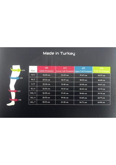 Lyon Diz Üstü Orta Basınçlı Varis Çorabı