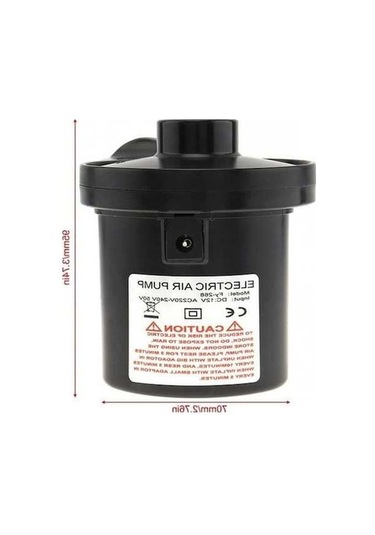 Pazly Portatif 12v 220v Hava Pompası, Değiştirilebilir Çift Amaçlı Emme Şişme, Çok Renkli Çok Renkli