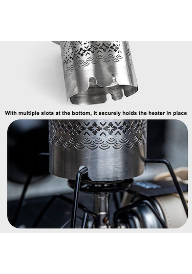 Geeroyoo Kamp Isıtıcısı - Çok Amaçlı Paslanmaz Çelik Taşınabilir Gazlı Isıtıcı Ve Su Isıtıcı