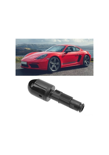 Wezone Porsche 911/718/boxster/cayman İçin Siyah Far Yıkama Nozülü - 97062825100 Oe Numara - Sürücü Güvenliği Ve Görünürlük Artırıcı