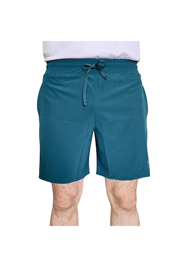 Raru Dokuma Şort Perdo Petrol Petrol