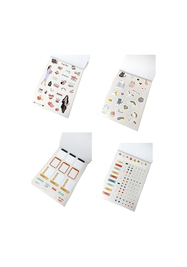 Hayal Sepeti Dıy Sticker Book Sticker Kitabı Soft Edition 24x17cm