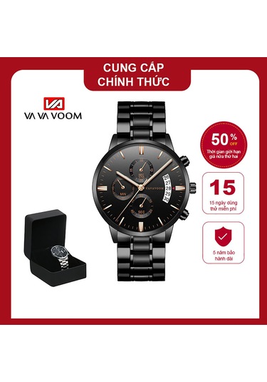 Leezsing Erkekler İçin Şık Ve Rahat 2162p-yh Model Kol Saati, 300g Ağırlık, 100x100x75mm Boyut Altın