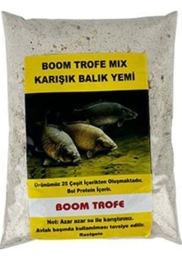Balık Yem Katkısı Mıx Bom Trofe Paket 850g Sarı