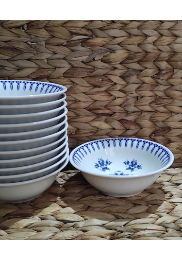 Güral Porselen Ada 14 Cm Küçük 12 Adet Çorba Kase