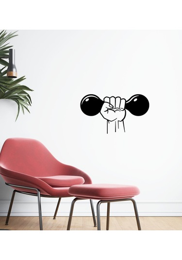 Bk Home Gym Tasarımlı Duvar Sticker-27