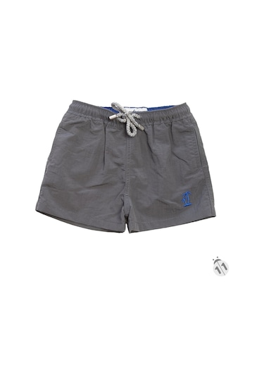 Fiji Beachwear Gri Çocuk Şort Mayo Gri