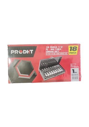 Prodht İç-dış Torks Lokma Seti 18 Parça