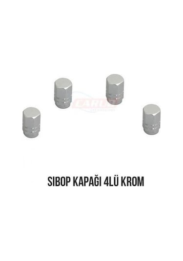 Metal Sibop Kapağı Gümüş Krom