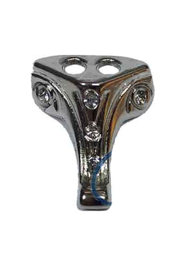 Hobi Mobilya Tasarımı İçin 100adet 1,5mm Nikel Taşlı Ahşap Sandık Kutu Ayağı Seti Renkli