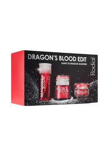 Rodial Dragon's Blood Edit Set, Temel Cilt Bakım Üçlüsü Cilt Bakım Setleri