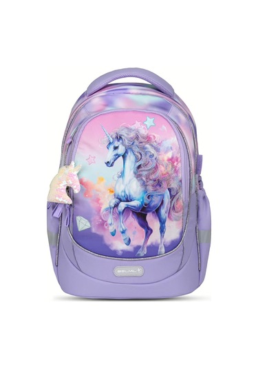 Belmil Bright Rainbow Unicorn Leisure Plus Okul Çantası 338-87 Çok Renkli