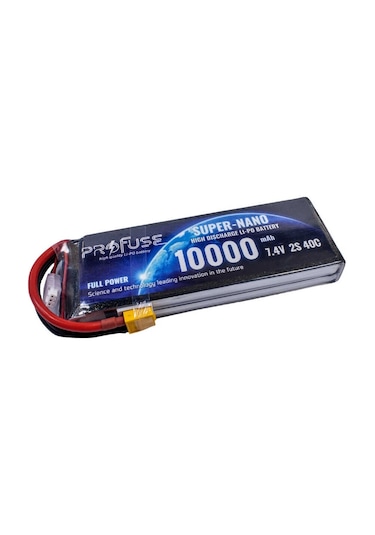 7.4v 2s Lipo Pil-batarya 10000mah 40c