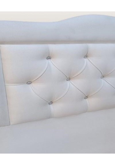 Bengi Ticaret Dk El Yapımı Tay Tüyü Kumaş Tek Kişilik Başlık Beyaz 90