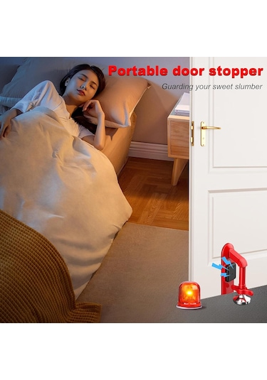 Geeroyoo "taşınabilir Kapı Kilidi - Seyahat & Ev Güvenliği İçin Ultra Sağlam Alaşımlı Bariyer"