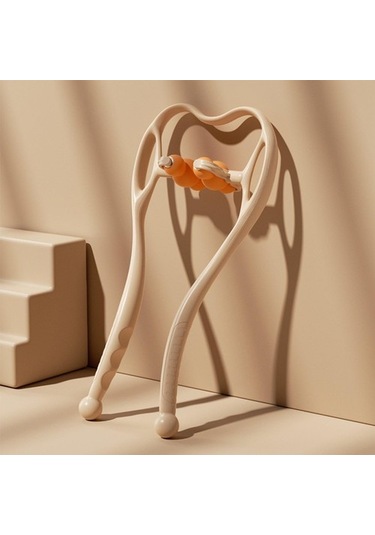 Boyun Ve Omuz Kendi Kendine Masaj Aleti S-şekilli Eğri Tasarımı Omuz Gevşetici Turuncu 08mwıf Turuncu