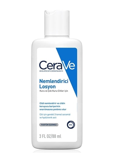 Cerave Kuru Ciltler için Nemlendirici Losyon 88 ML