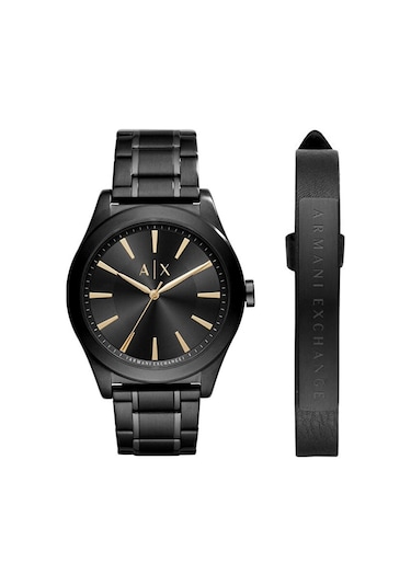 Armani Exchange Ax7102 Erkek Set Kol Saati Ve Bileklik