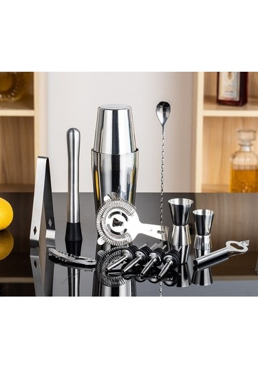 Maoyaya Lichen Paslanmaz Çelik Barmen Seti, Boston Shaker Çalkalayıcı