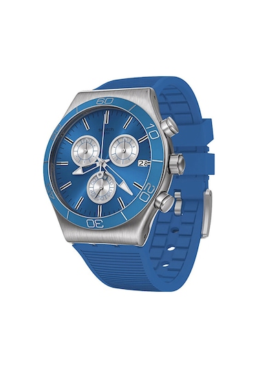 Swatch Yvs485 Blue Is All Erkek Kol Saati Metal