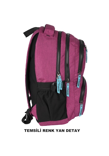 Relaxion Su Geçirmez Çok Gözlü Sırt Çantası Mavi 2055 MAvi