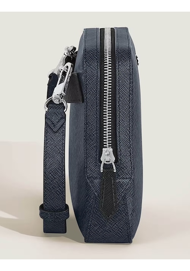 Montblanc Sartorial Mini Çapraz Çanta 220337 Mavi