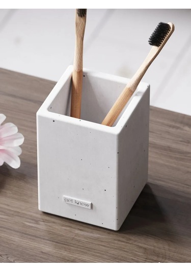 Getknow Home Banyo İçin Diş Fırçası Bardağı 269935370 Beyaz