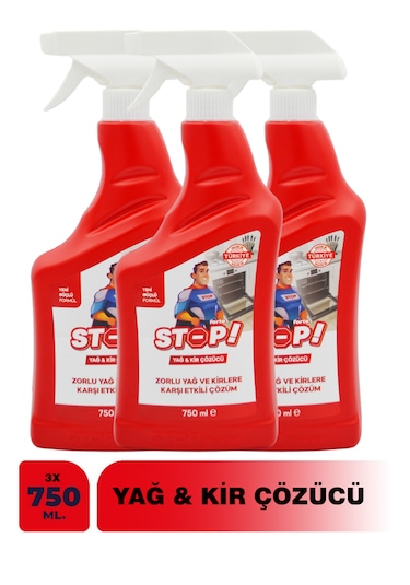 Stop Forte 3'lü Yağ Kir Çözücü