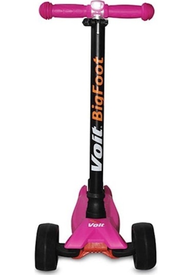 Voit 218C Işıklı Geniş 3 Teker Scooter-Fuşya
