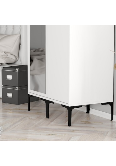 Variant Kumsal 2 Kapılı Rs Gardrop - Beyaz / Beyaz